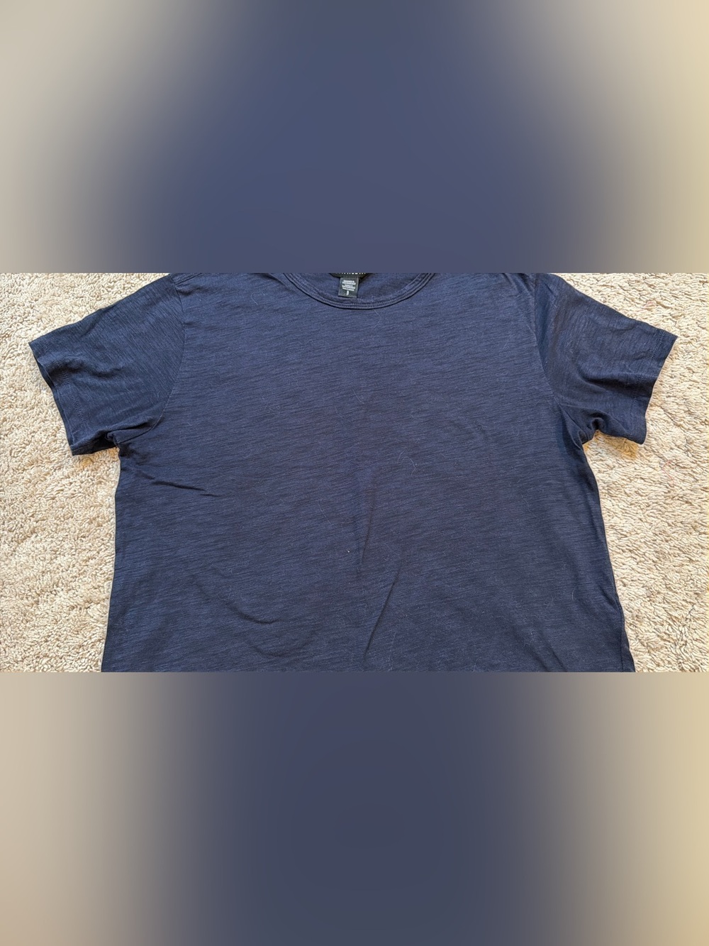 Athleta Navy Crewneck Essential Tee